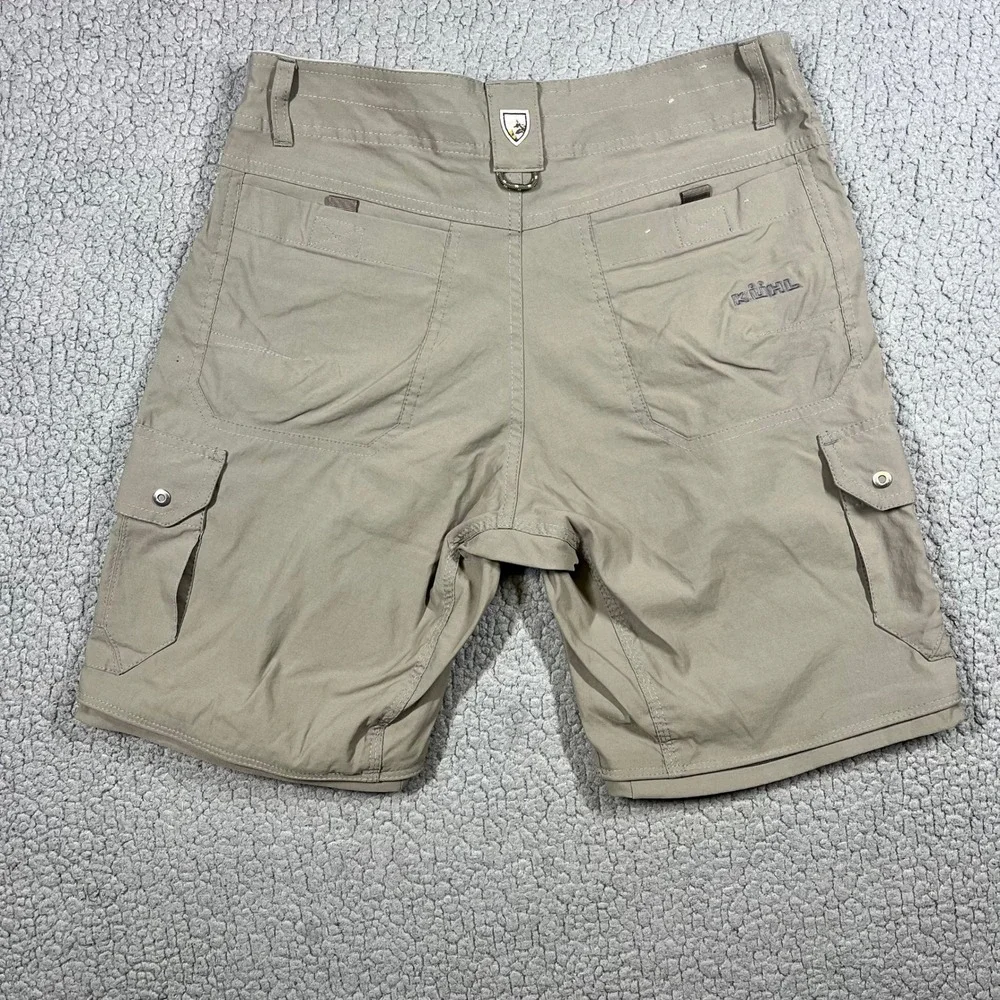 Kuhl Renegade Cargo Shorts (From Convertible Pants) Mens 30 Tan Khaki Stealth